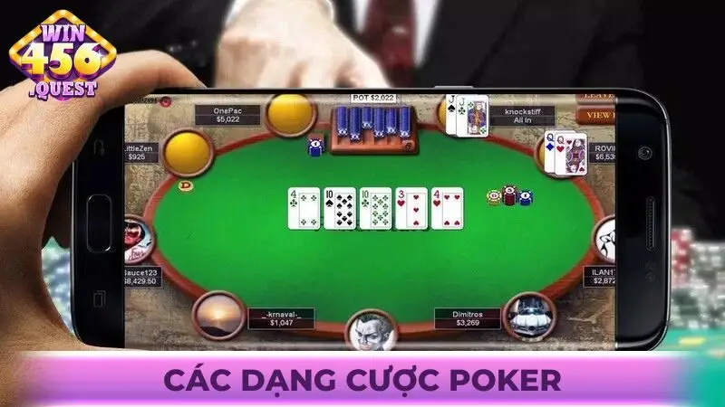 các dạng cược Poker