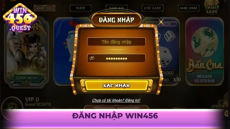 đăng nhập Win456